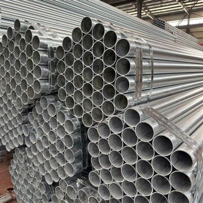 ERW ASTM BS1139 galvanizli po'lat quvur