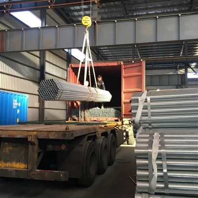 Qurilish loyihasi uchun iskala po'lat quvur Q235 galvanizli dumaloq quvur 48,3 mm x 3,2 mm BS1139