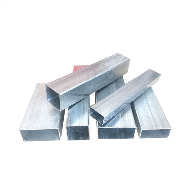 ERW Chelik kvadrat quvurlari standart kvadrat galvanizli po'lat quvur
